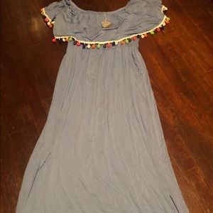 Strapless Maxi Dress